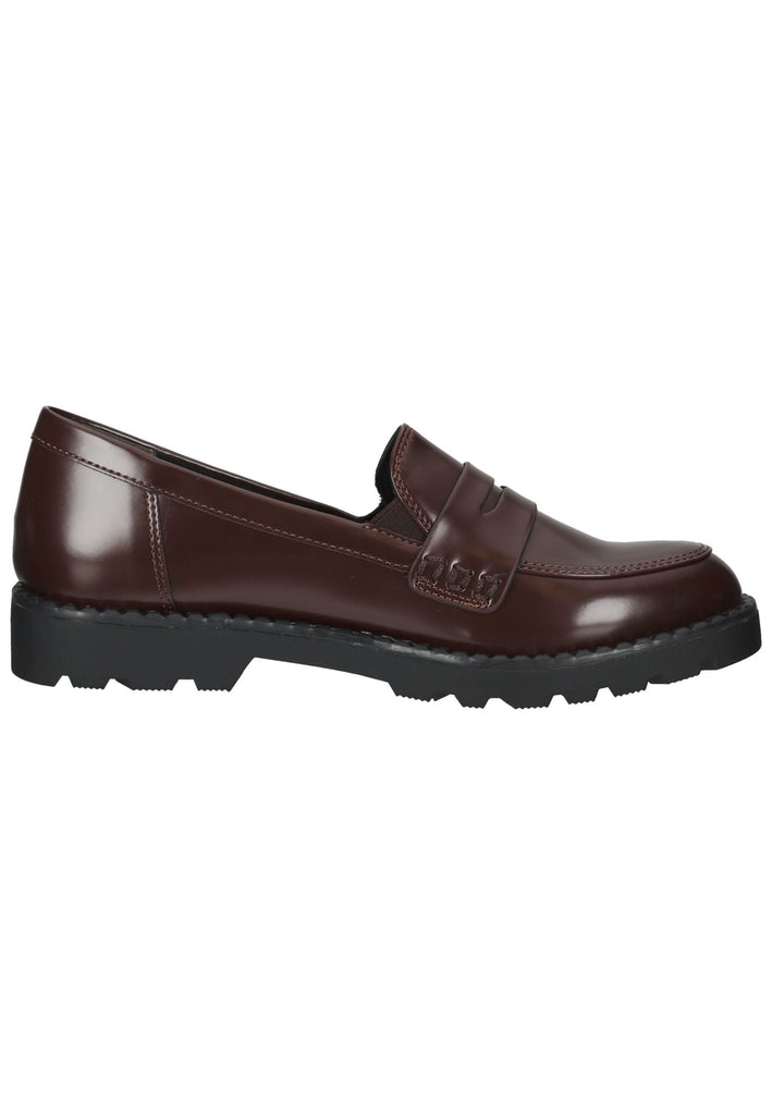 Tamaris Slipper Lederimitat Chestnut