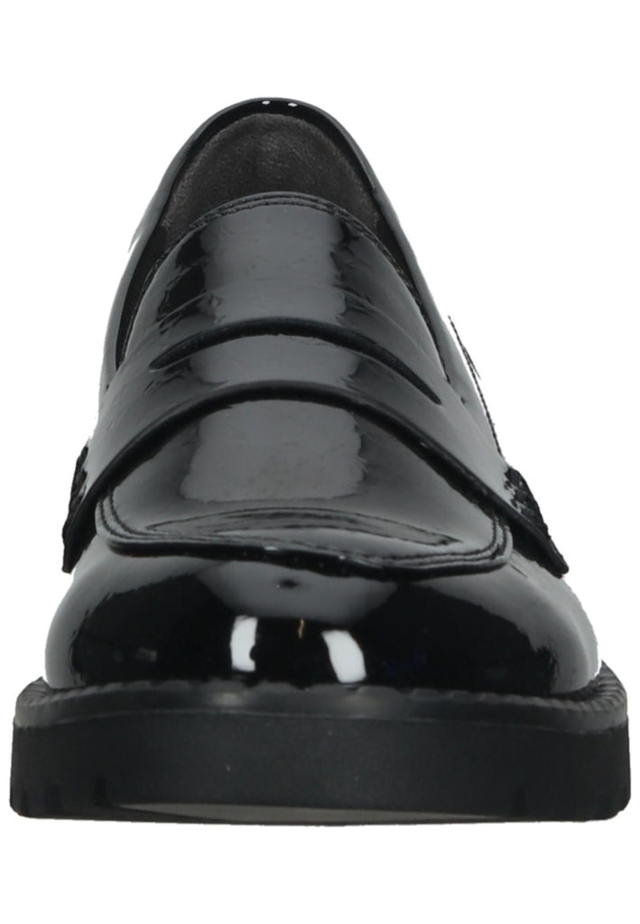 Tamaris Slipper Lederimitat Schwarz Lack