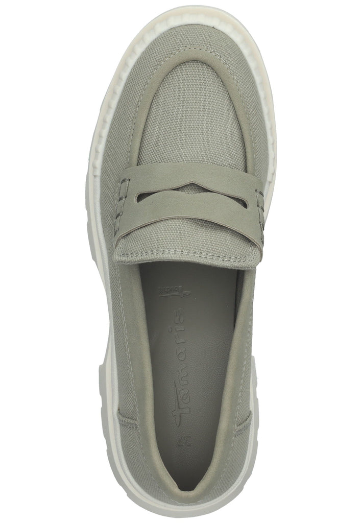 Tamaris Slipper Lederimitat/Textil Sage