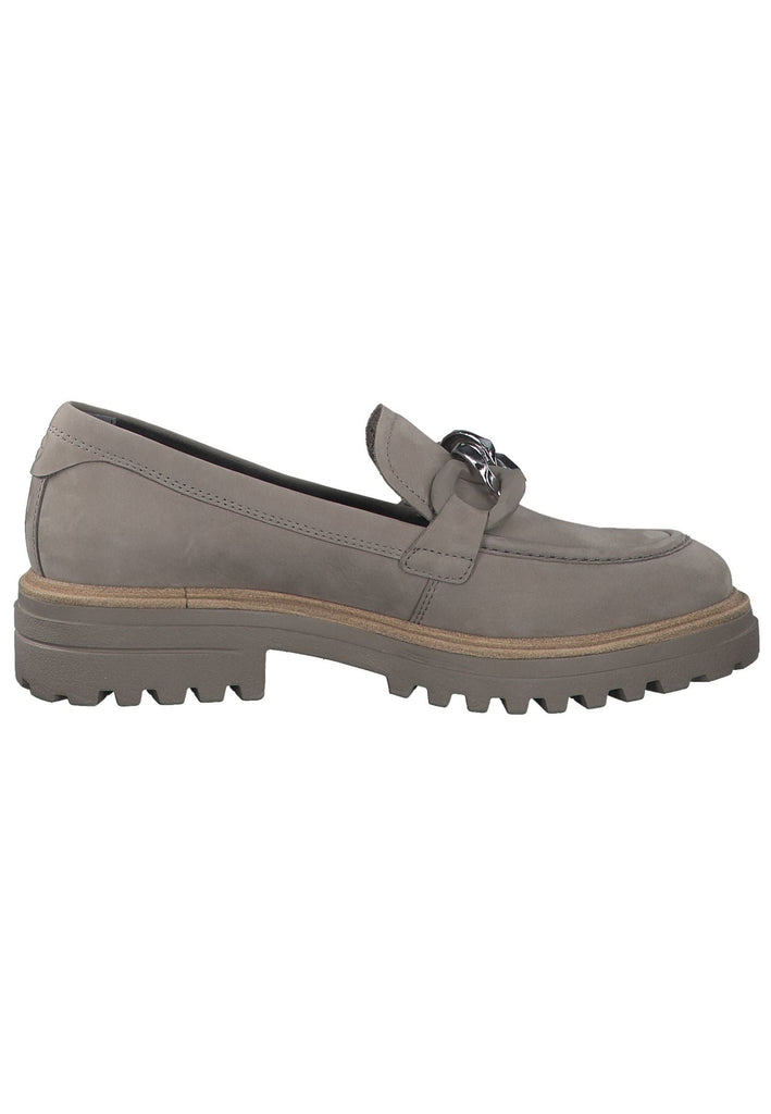 Tamaris Slipper Nubukleder Taupe