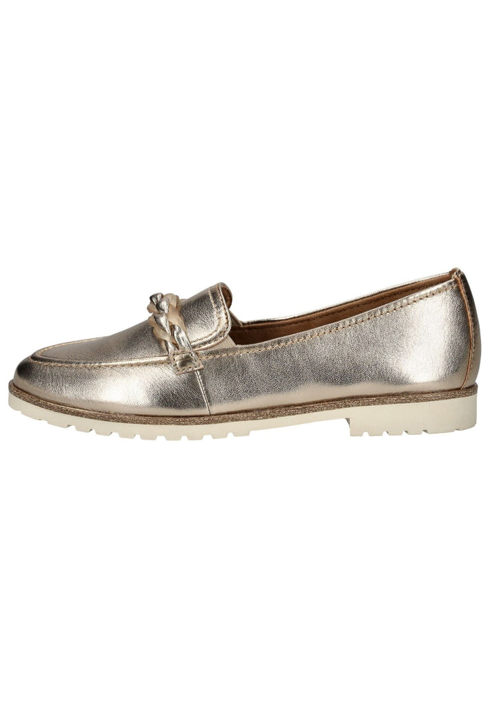 Slipper Tamaris Slipper Leder Bronze