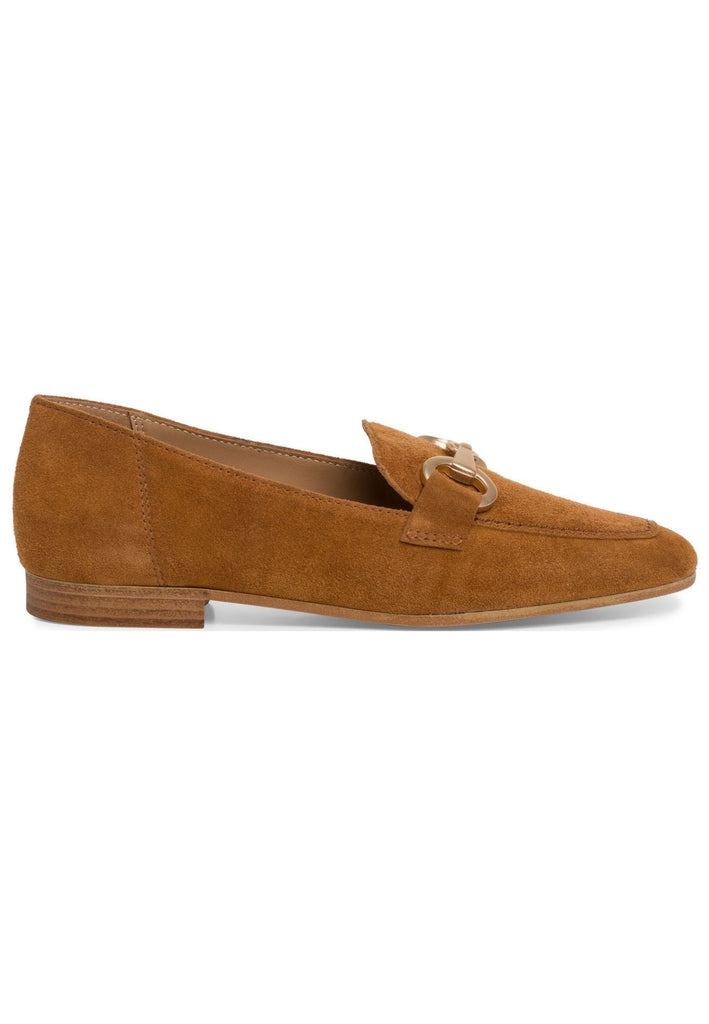 Tamaris Slipper Veloursleder Cognac