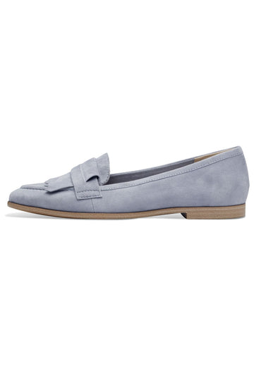 Tamaris Slipper Veloursleder Hellblau