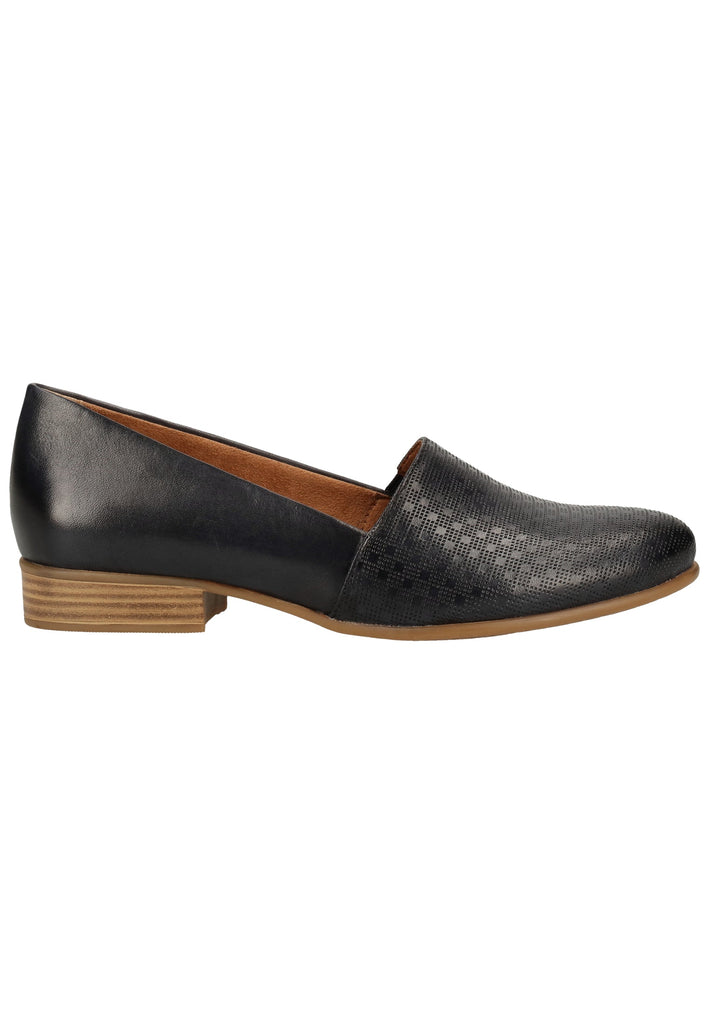 Tamaris Slipper Veloursleder Navy
