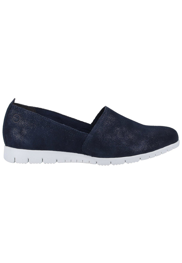 Tamaris Slipper Veloursleder Navy