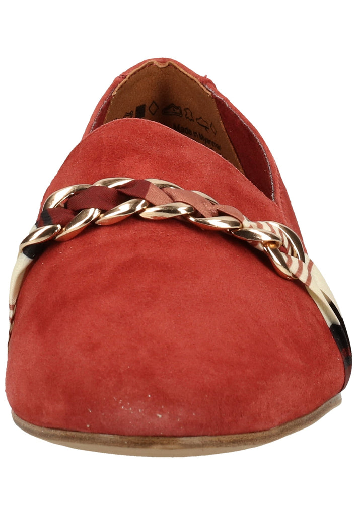 Tamaris Slipper Veloursleder Rubinrot