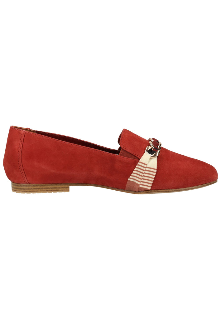 Tamaris Slipper Veloursleder Rubinrot