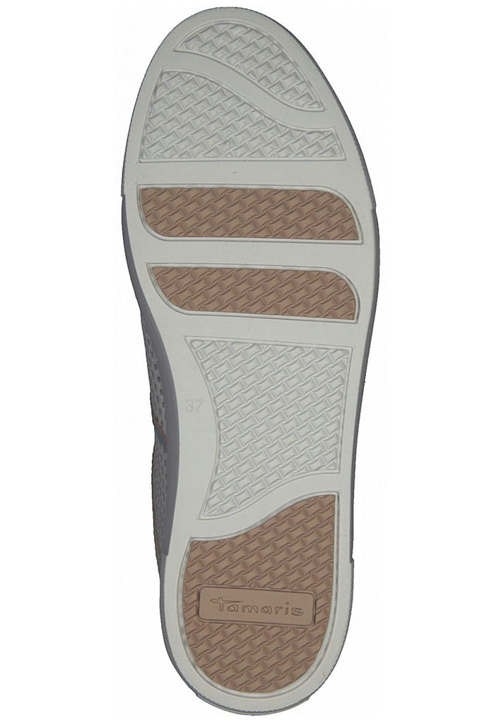 Tamaris Sneaker Glattleder Weiß/Rosa