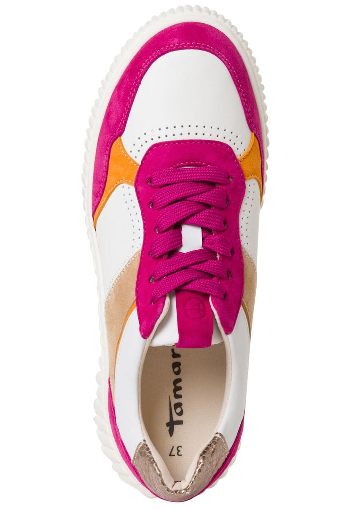 Tamaris Sneaker Leder/Synthetik Fuchsia