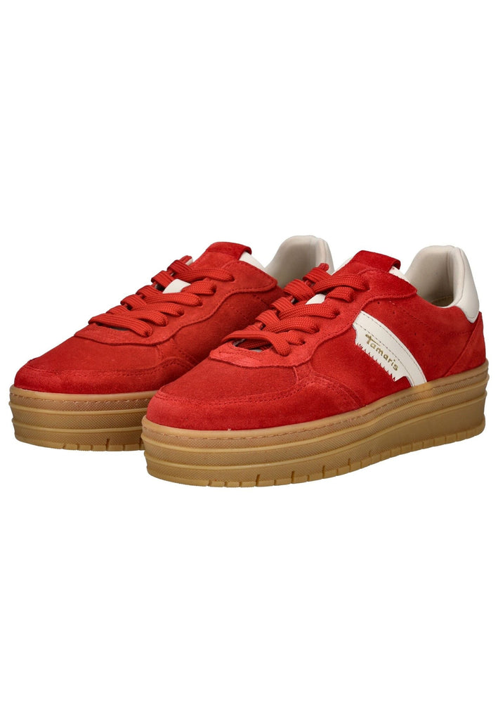 Tamaris Sneaker Leder/Synthetik Rot