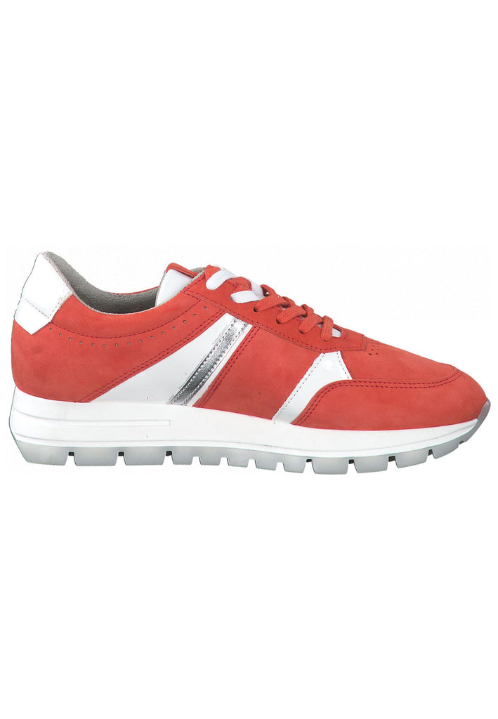 Tamaris Sneaker Leder/Synthetik Rot/Weiß
