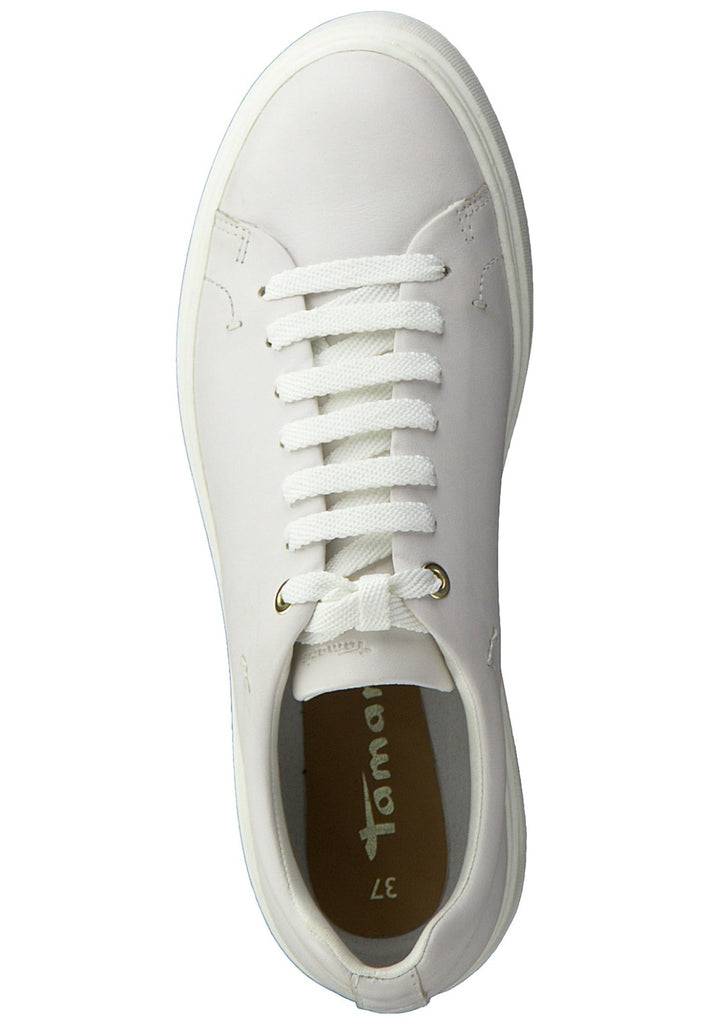 Tamaris Sneaker Leder/Synthetik Weiß