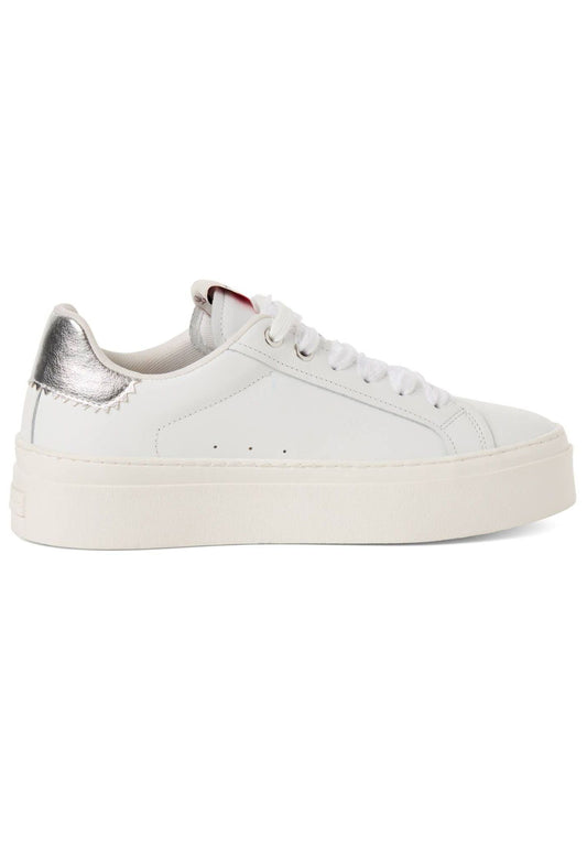 Tamaris Sneaker Leder/Synthetik Weiß