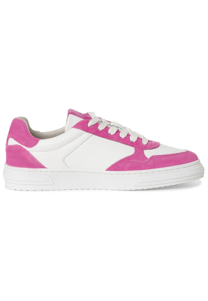 Tamaris Sneaker Leder/Synthetik Weiß/Pink