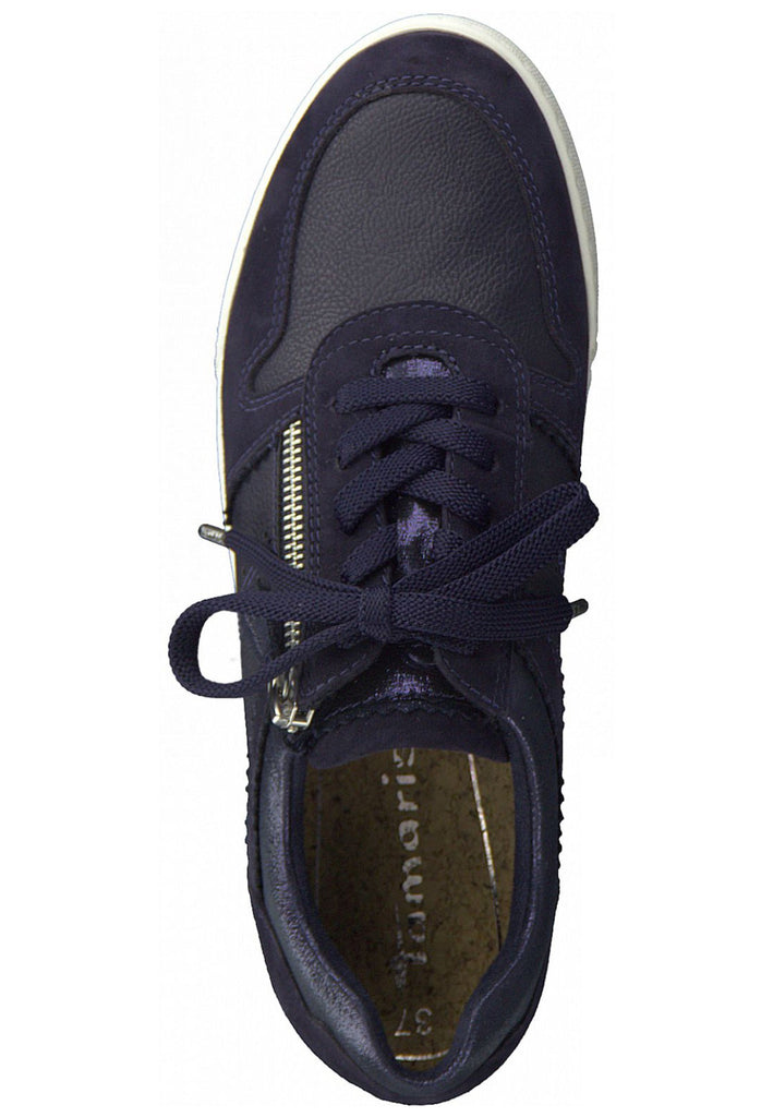 Tamaris Sneaker Leder/Textil Navy