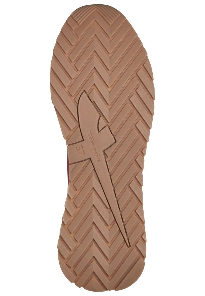 Tamaris Sneaker Leder/Textil Pink/Weiß