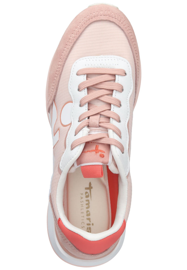Tamaris Sneaker Leder/Textil Rosa/Weiß