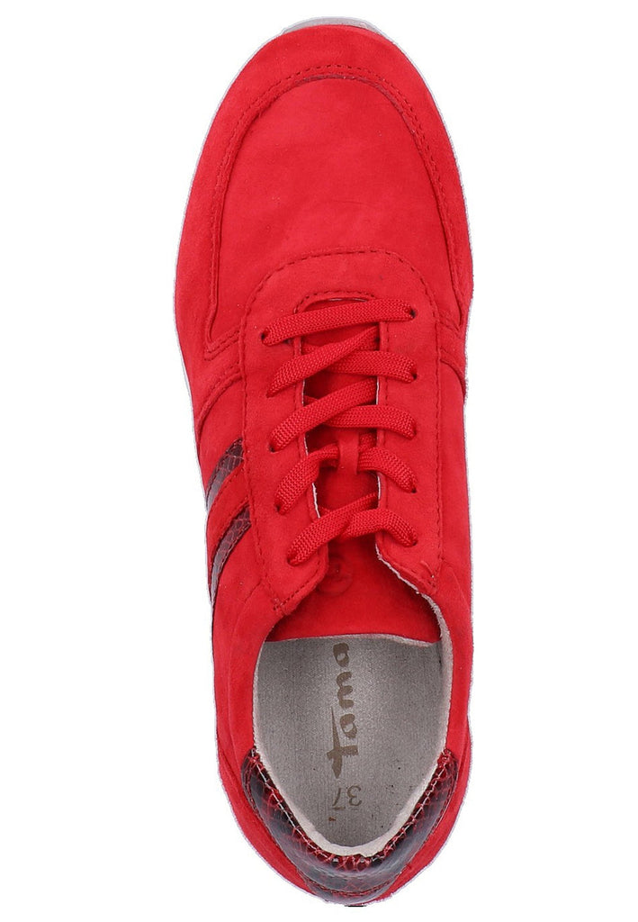 Tamaris Sneaker Leder/Textil Rot