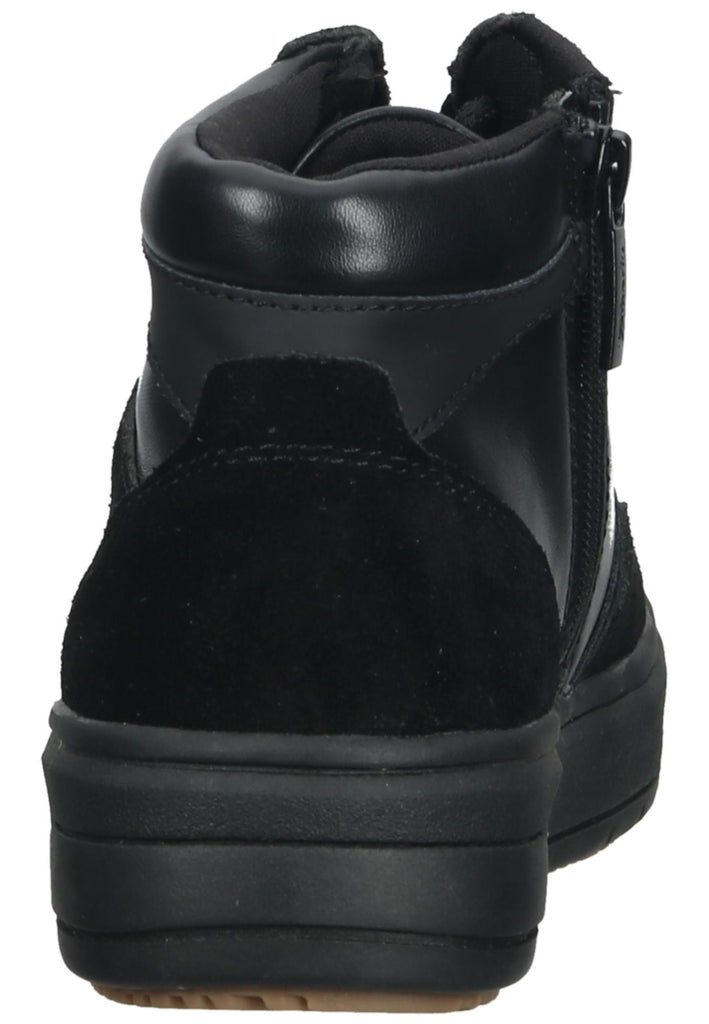 Tamaris Sneaker Leder/Textil Schwarz/Schwarz