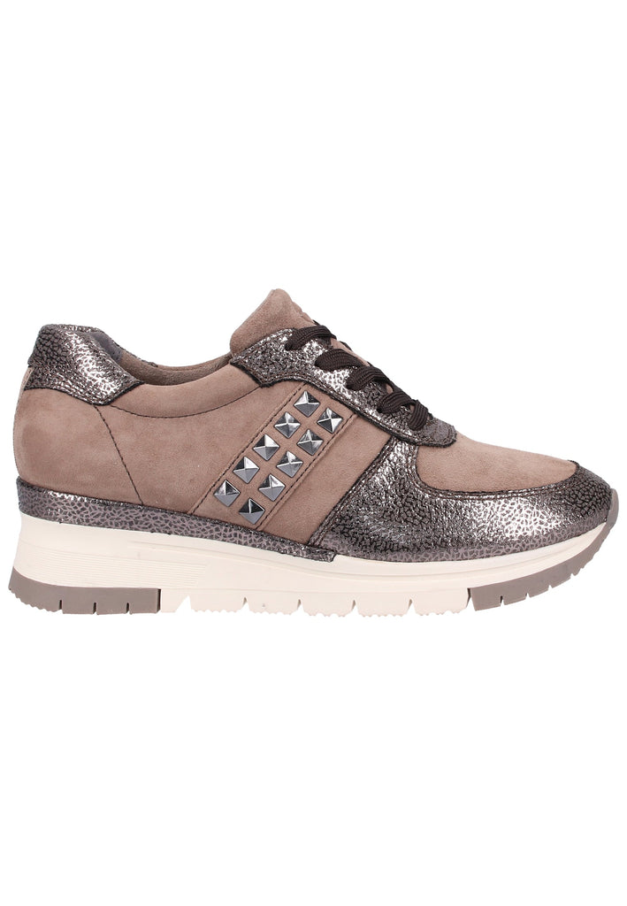 Tamaris Sneaker Leder/Textil Taupe