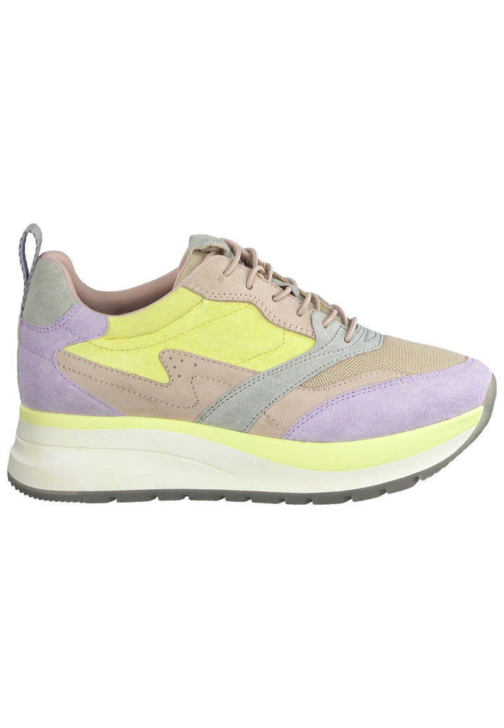 Tamaris Sneaker Leder/Textil Violet/Gelb