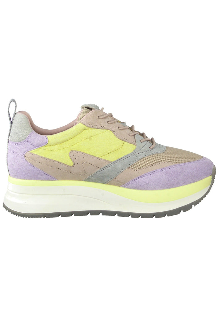 Tamaris Sneaker Leder/Textil Violet/Gelb