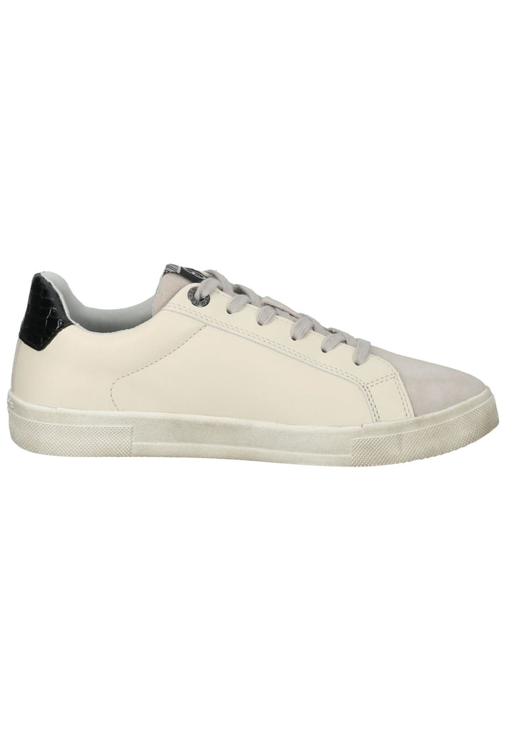 Tamaris Sneaker Leder/Textil Weiß/Grau