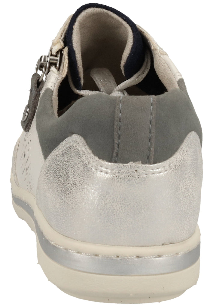 Tamaris Sneaker Leder Weiß/Silber