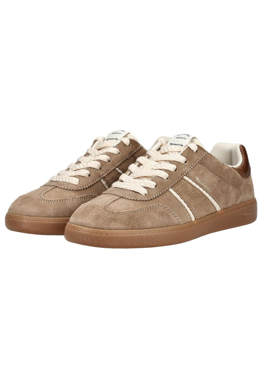 Tamaris Sneaker Lederimitat Taupe