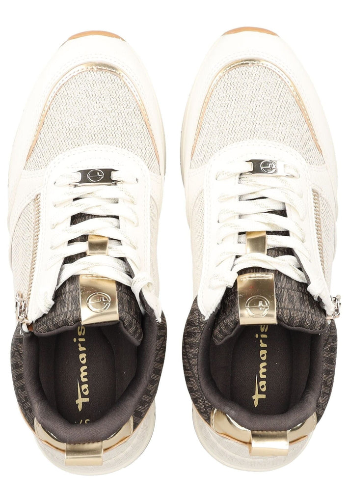 Tamaris Sneaker Lederimitat/Textil Ivory