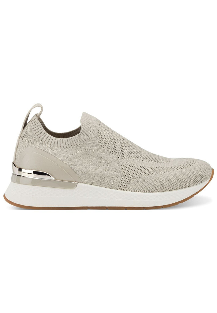 Tamaris Sneaker Lederimitat/Textil Sand