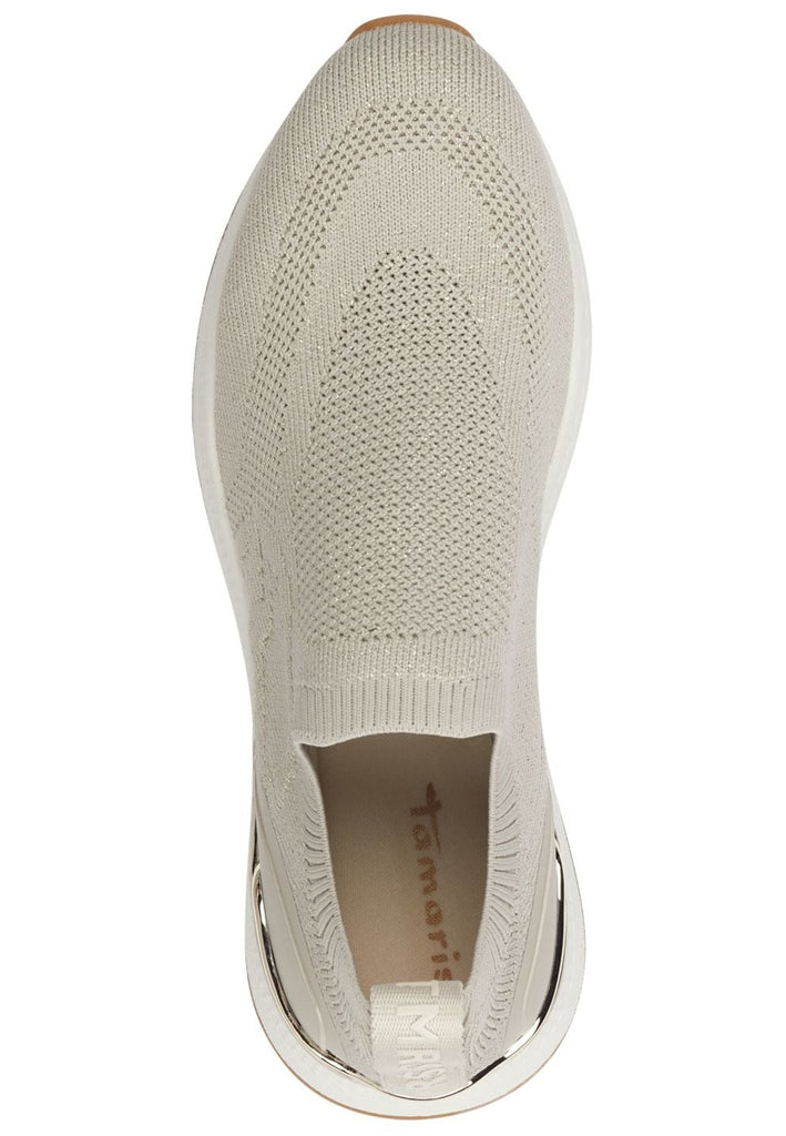 Tamaris Sneaker Lederimitat/Textil Sand