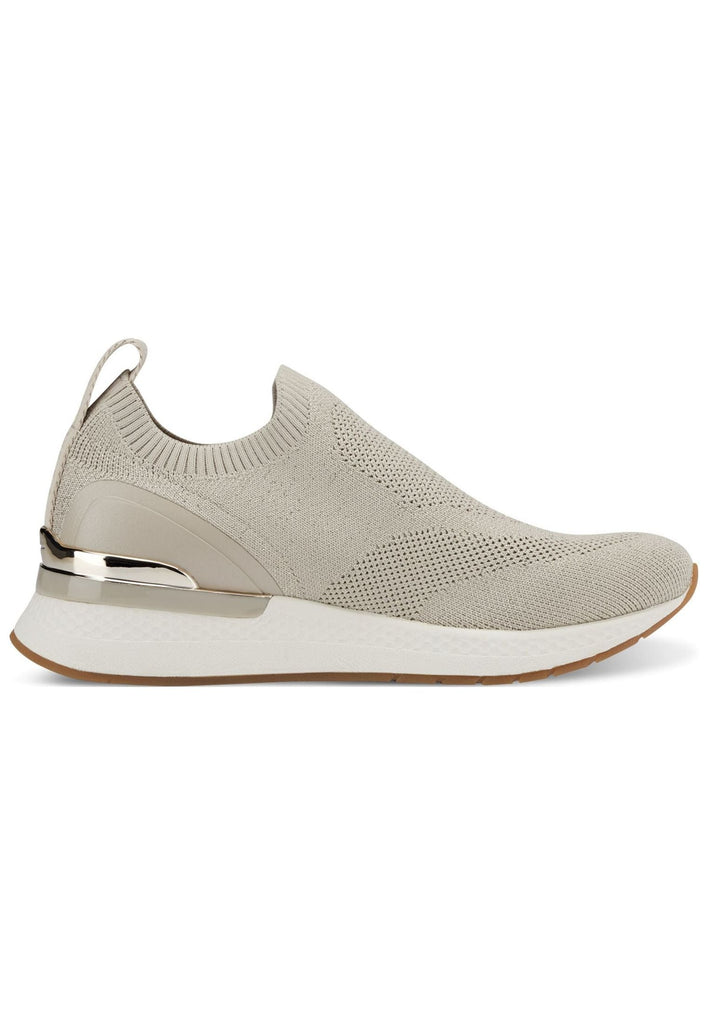 Tamaris Sneaker Lederimitat/Textil Sand