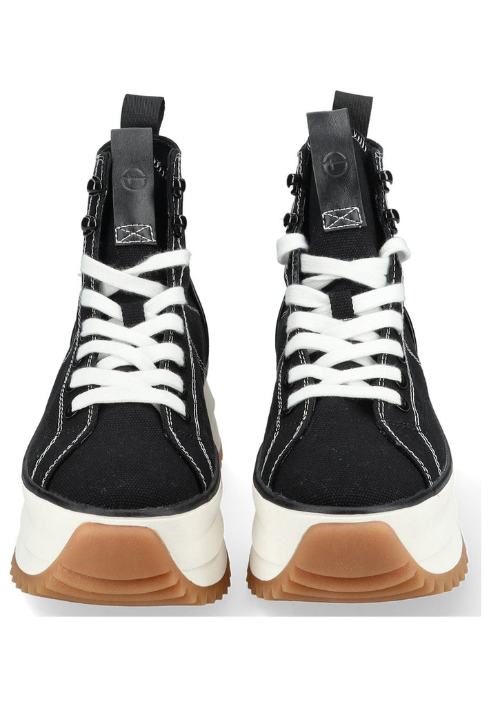 Tamaris Sneaker Lederimitat/Textil Schwarz