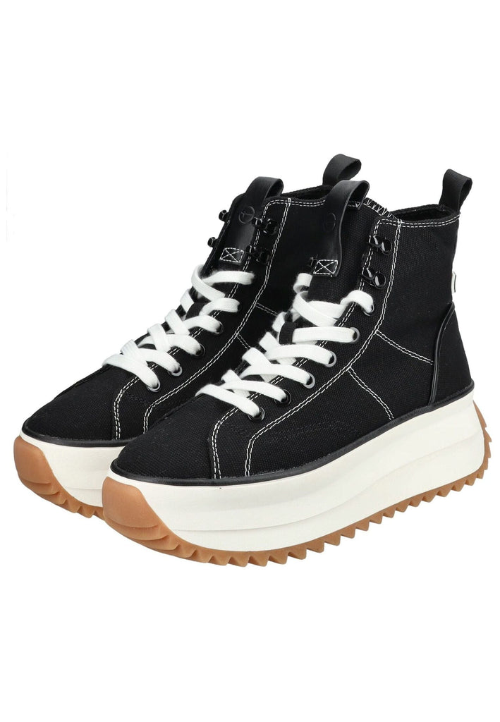 Tamaris Sneaker Lederimitat/Textil Schwarz