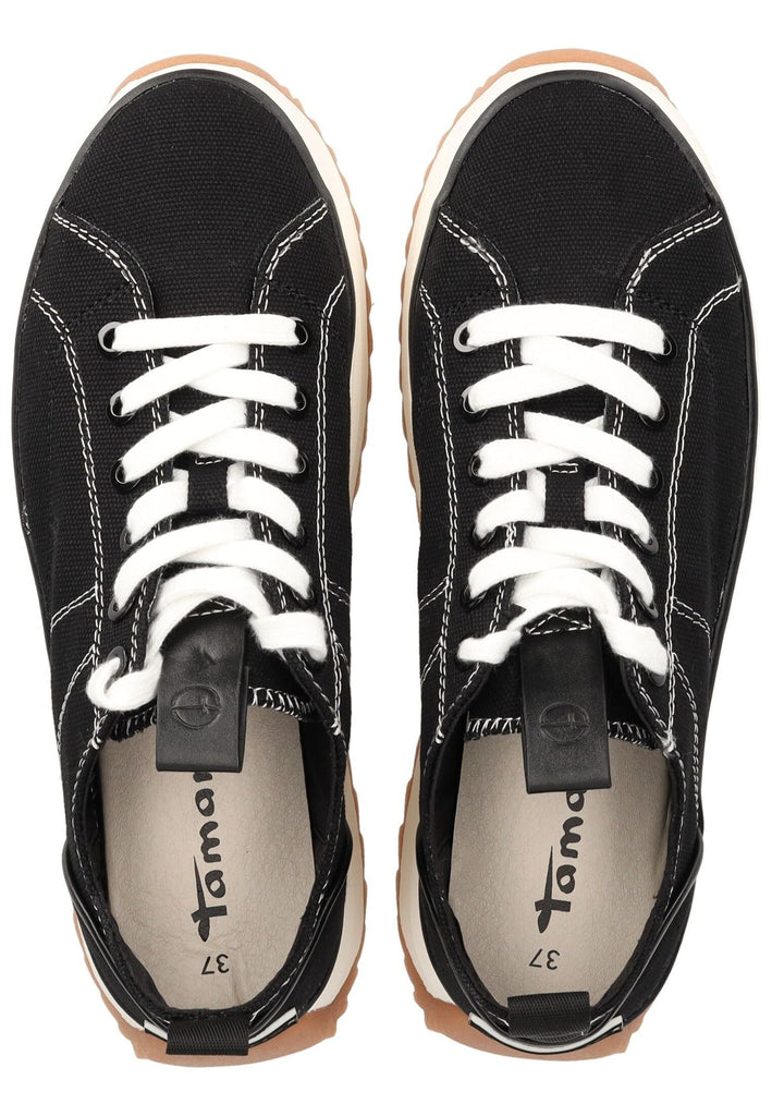 Tamaris Sneaker Lederimitat/Textil Schwarz
