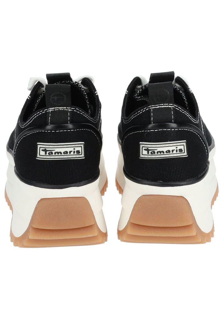 Tamaris Sneaker Lederimitat/Textil Schwarz