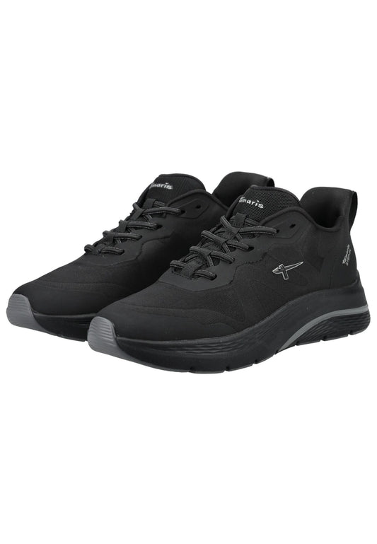 Tamaris Sneaker Lederimitat/Textil Schwarz/Schwarz