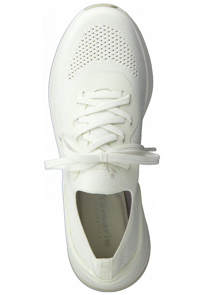 Tamaris Sneaker Lederimitat/Textil Weiß