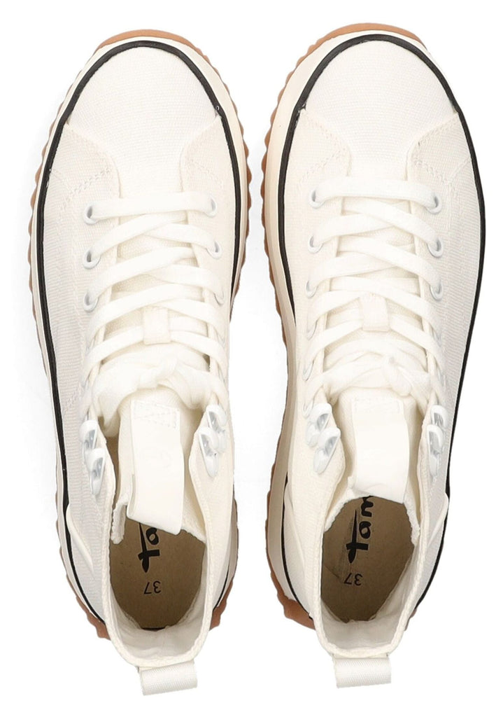 Tamaris Sneaker Lederimitat/Textil Weiß