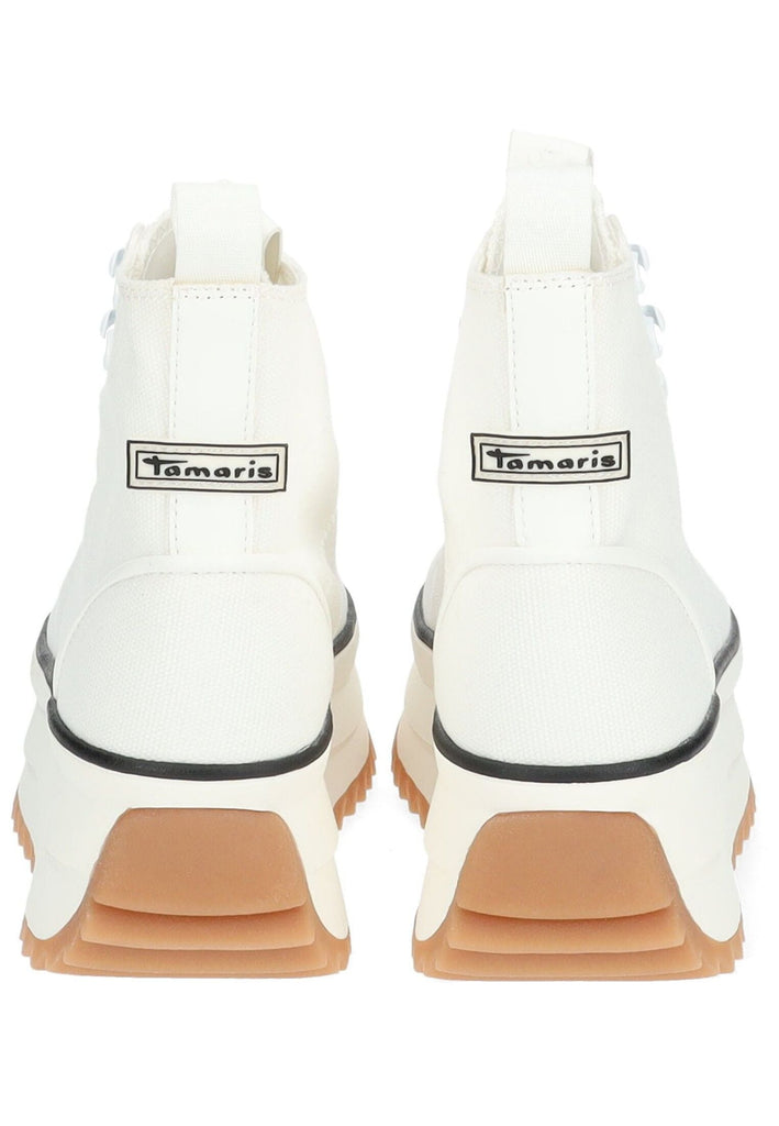 Tamaris Sneaker Lederimitat/Textil Weiß