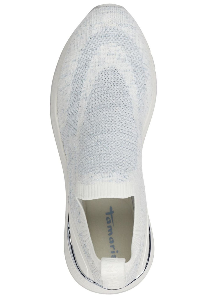 Tamaris Sneaker Lederimitat/Textil Weiß/Blau