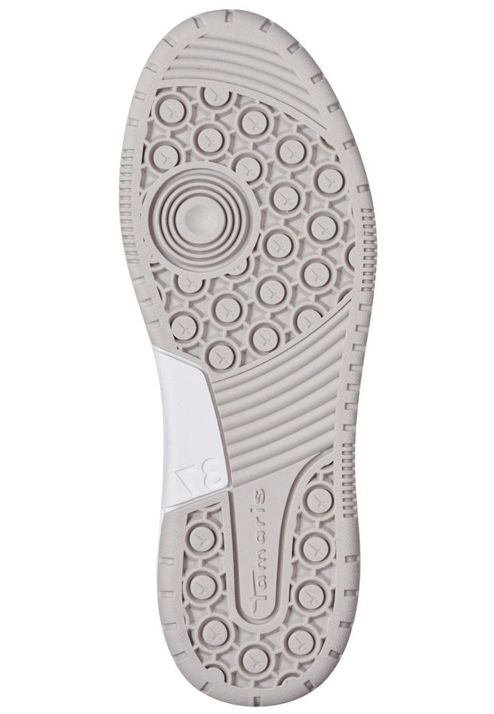Tamaris Sneaker Lederimitat Weiß/Grau