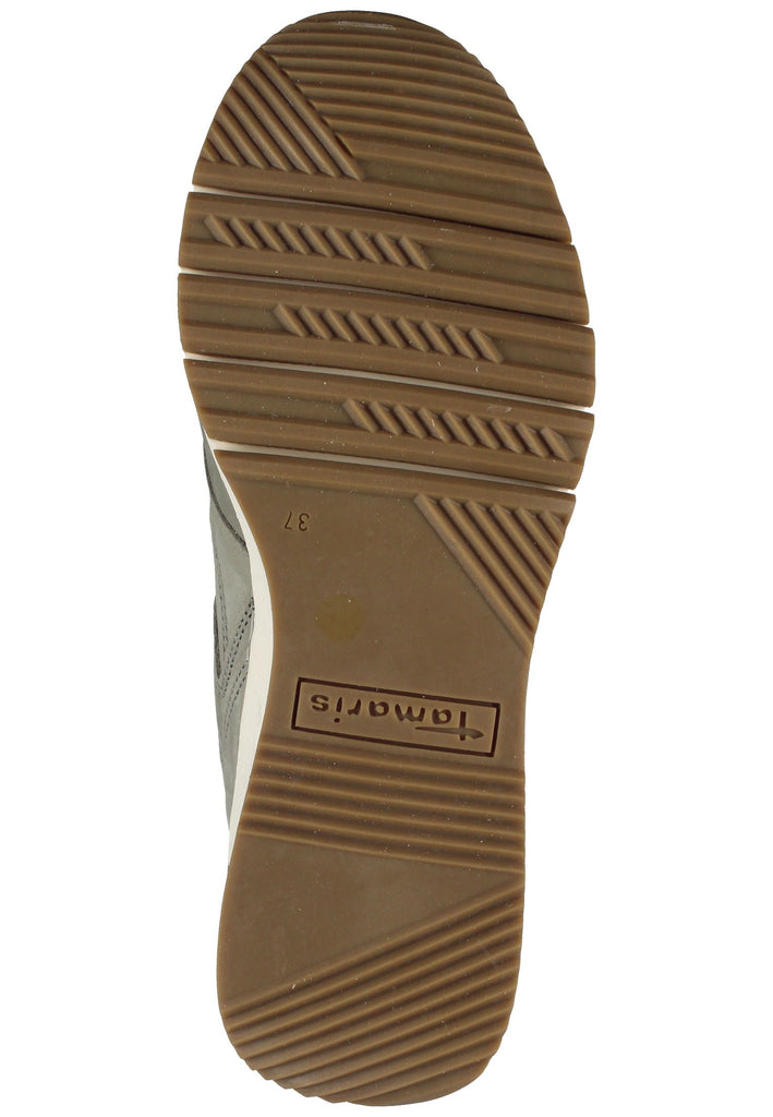 Sneaker Tamaris Sneaker Leder/Synthetik Grün