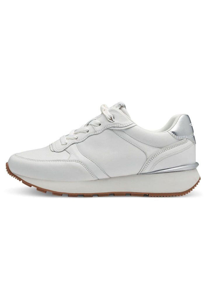Sneaker Tamaris Sneaker Leder/Textil Weiß