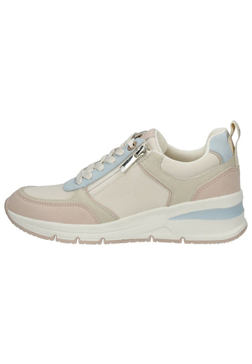 Sneaker Tamaris Sneaker Lederimitat Beige/Blau