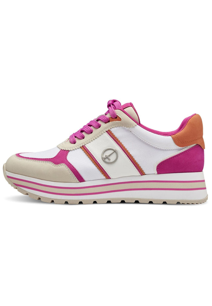 Sneaker Tamaris Sneaker Lederimitat/Textil Fuchsia