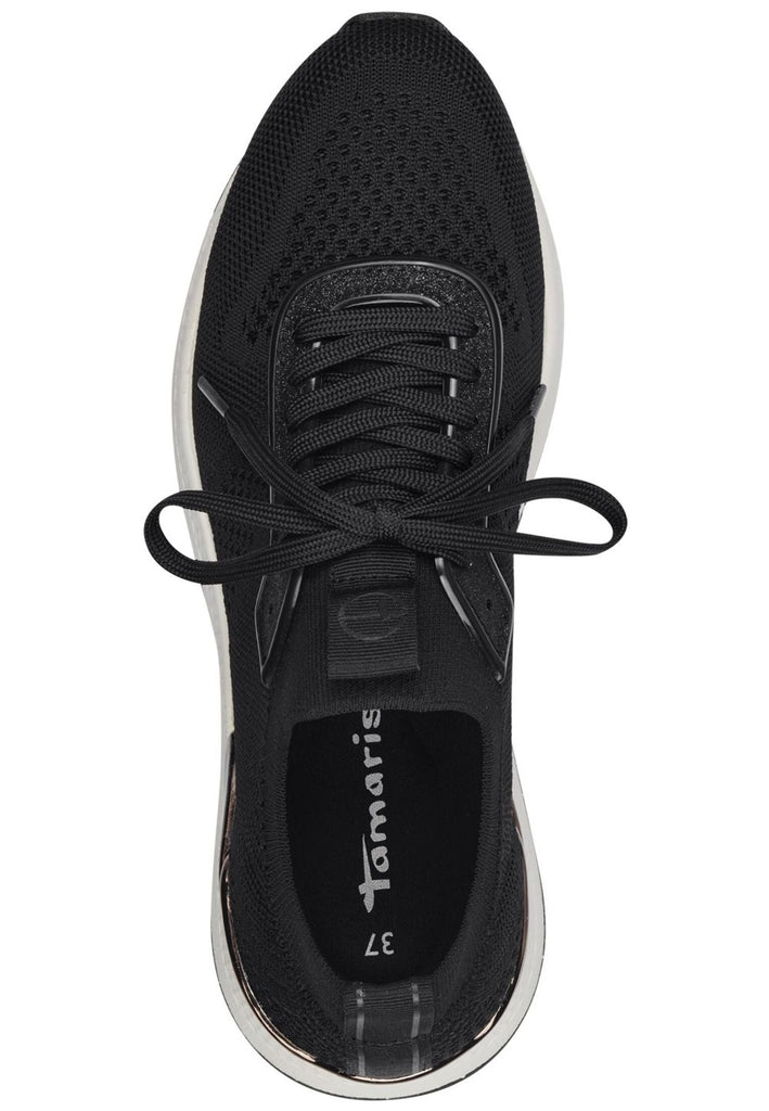 Tamaris Sneaker Textil Schwarz/Gold