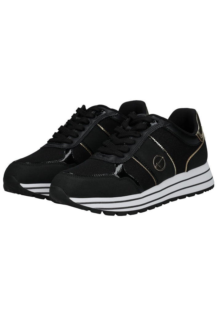 Tamaris Sneaker Textil Schwarz/Gold