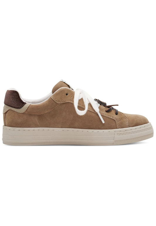 Tamaris Sneaker Veloursleder Camel